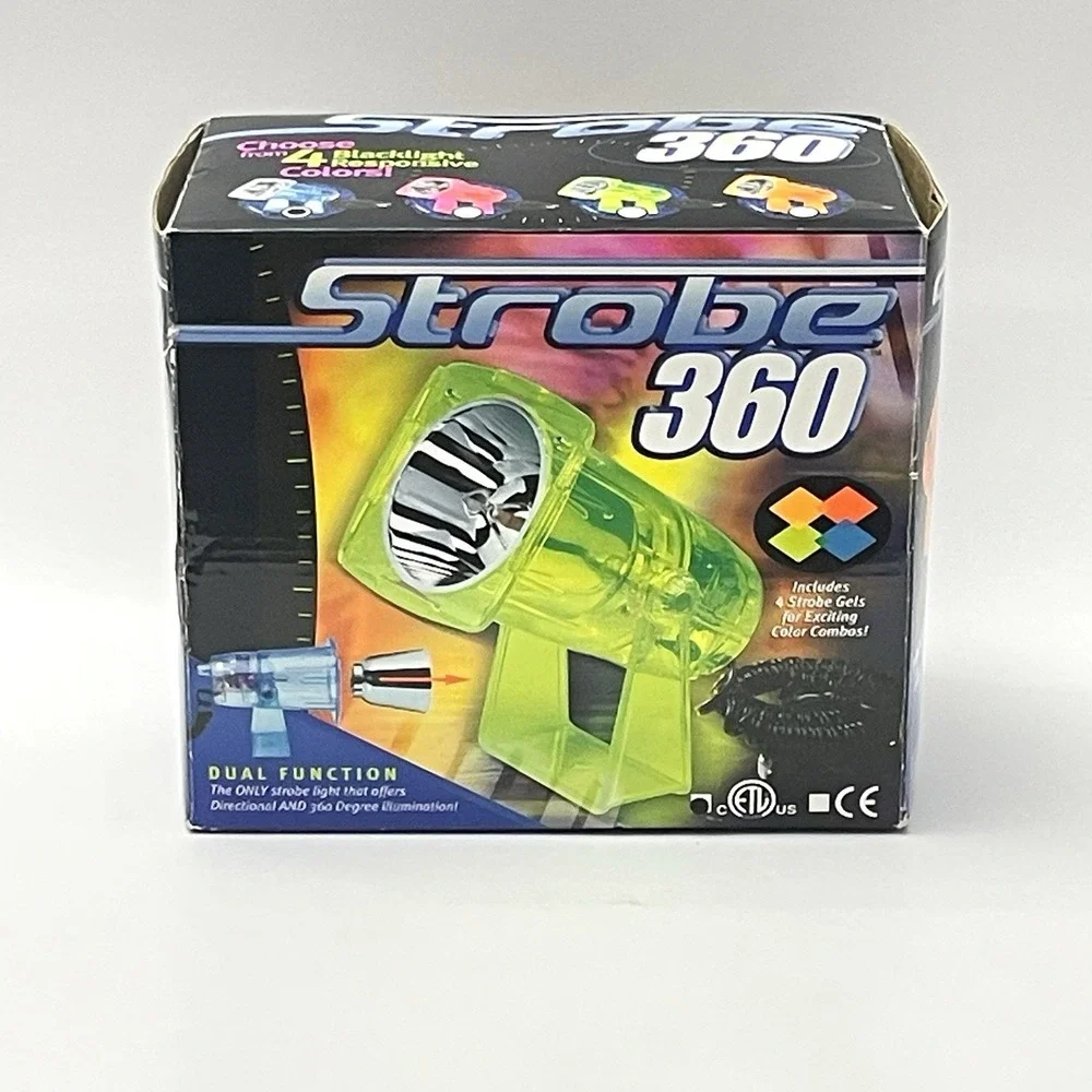 NEW Strobe 360‎ Flashing Light Dual Function Strobe Light BLUE 4 Diff Colors